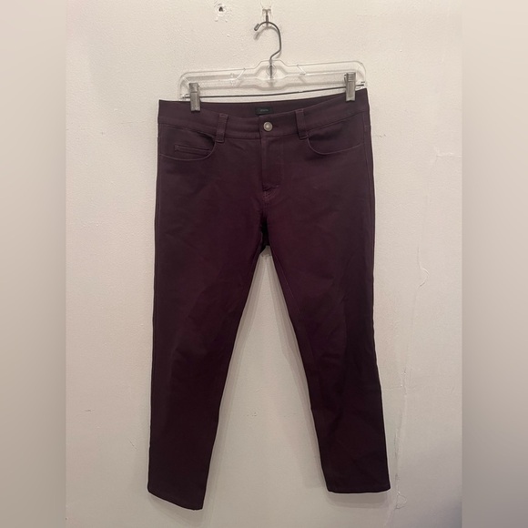 Joseph Pants - JOSEPH Pants Burgundy Size 10 Casual Dress Pants NWOT